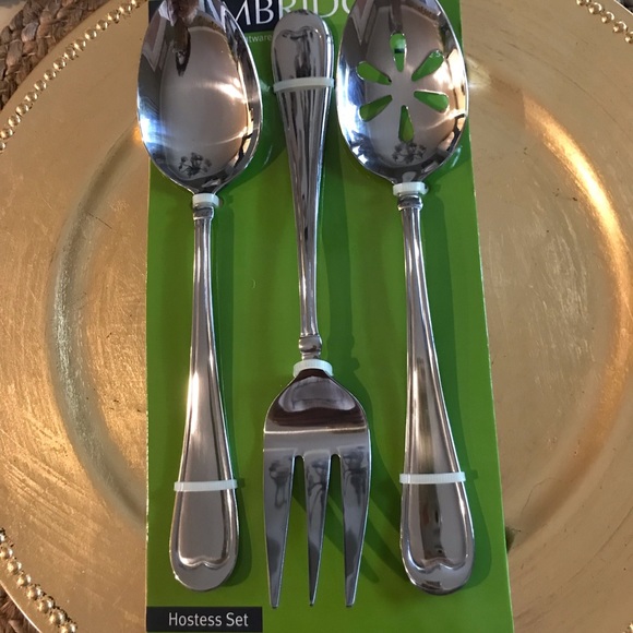 💕Cambridge 3/ piece Hostess Set💕 Stainless Steal 💕 New - Picture 6 of 8